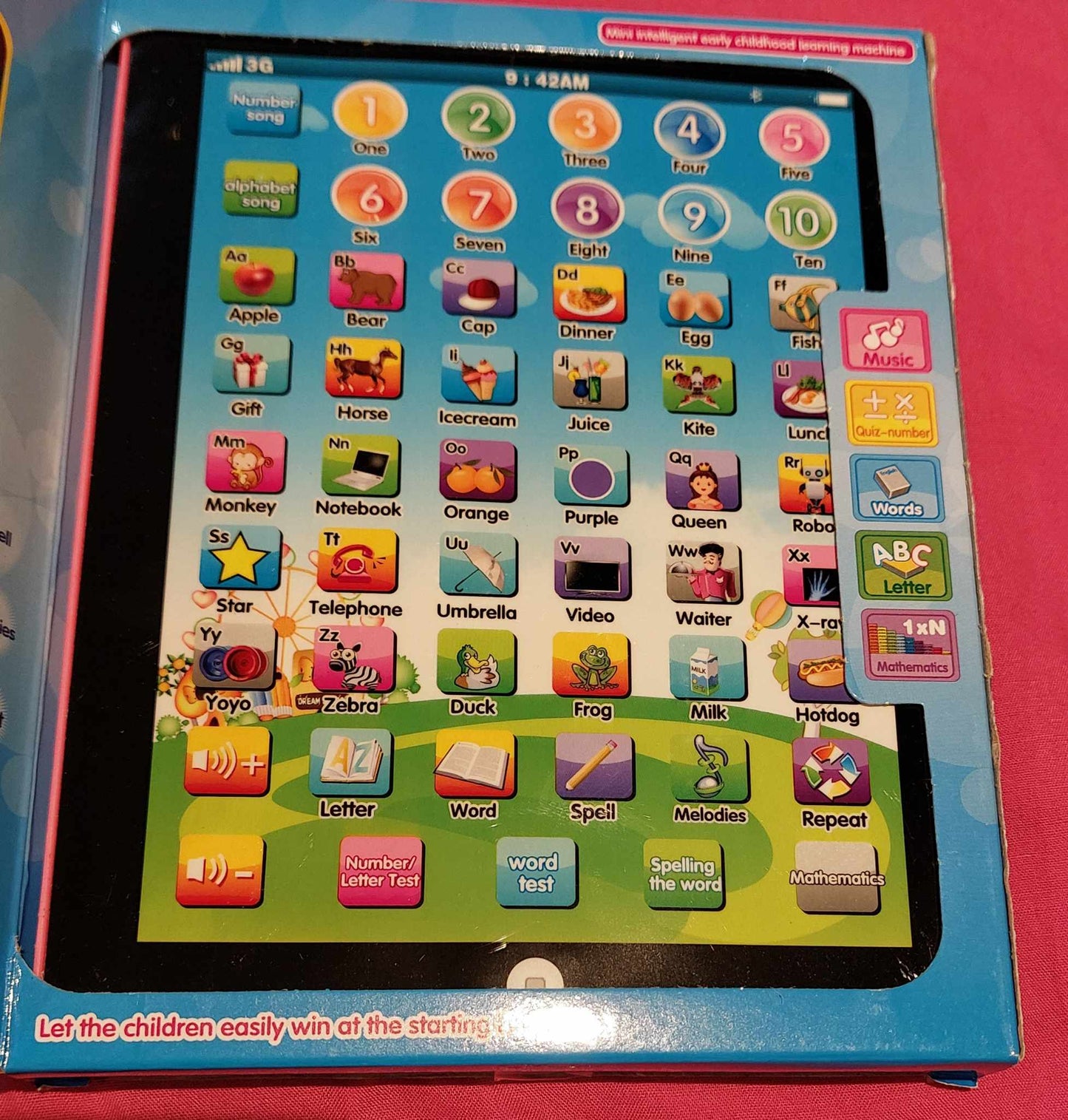 Mini intelligent childhood learning machine