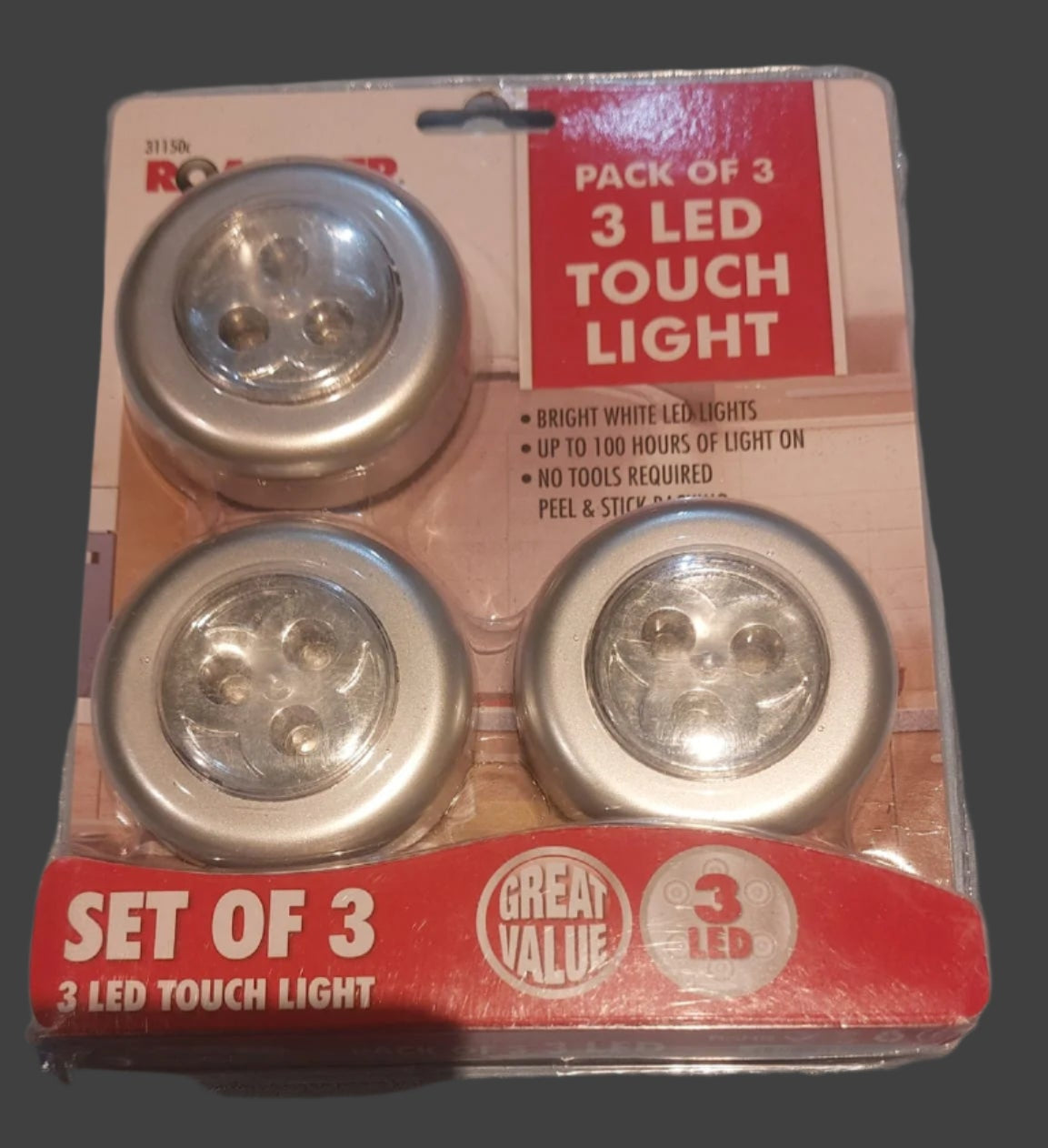 Set of Two Led Touch Light