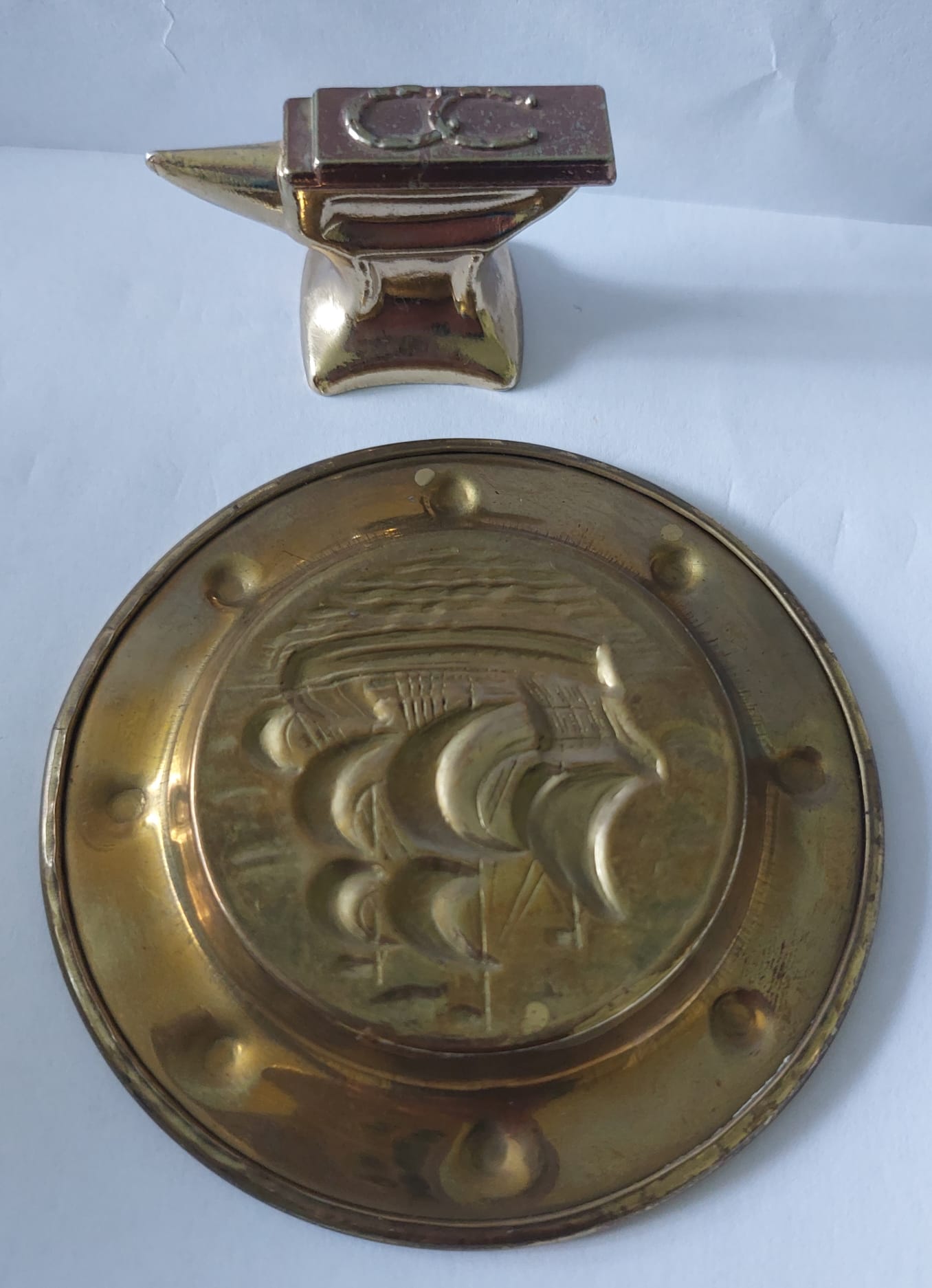 Vintage Brass Set Accessories House