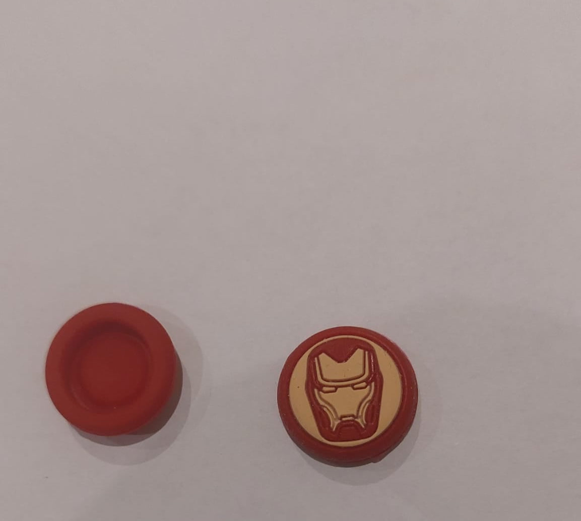 Set of Two Silicone Thumb Stick Grips Controller PS 5, 4, 3, Xbox, Batman, Call of Duty, Mortal Kombat, Captain America, Iron Man, Rat Man