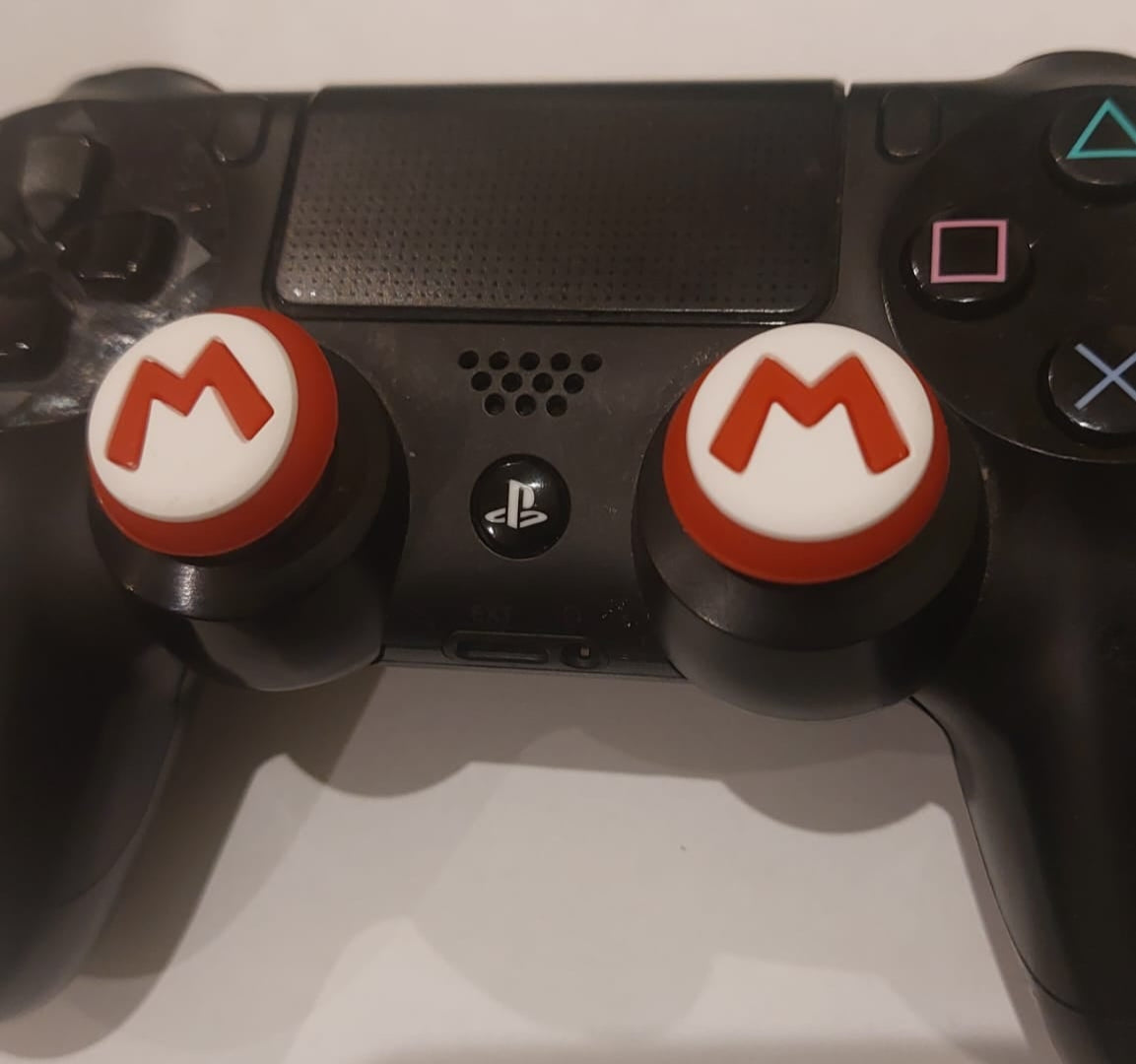 Set of 2 pcs Super Mario Silicone Analog Thumb Grip Stick Set Joystick Cap Thumb stick Cover Caps for Play Station 5 4 Controller ,X-box Thumbsticks Cap