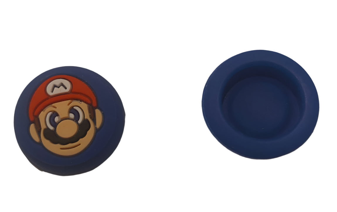 Set of 2 pcs Super Mario Silicone Analog Thumb Grip Stick Set Joystick Cap Thumb stick Cover Caps for Play Station 5 4 Controller ,X-box Thumbsticks Cap
