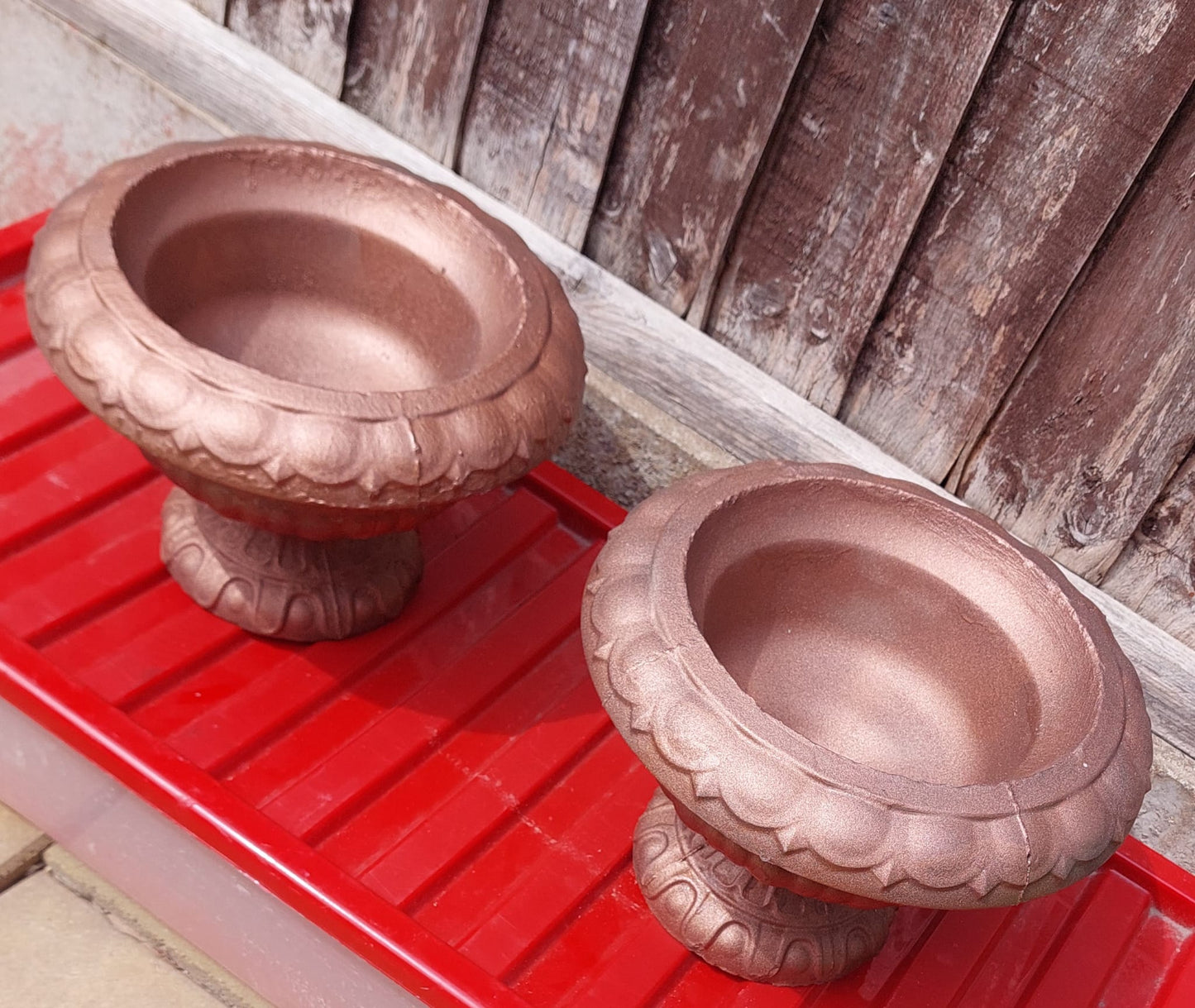 New Design Flower Pot Handmade Concrete Flowerpot, Bring Life to Your Space with Our Beautiful Flowerpots