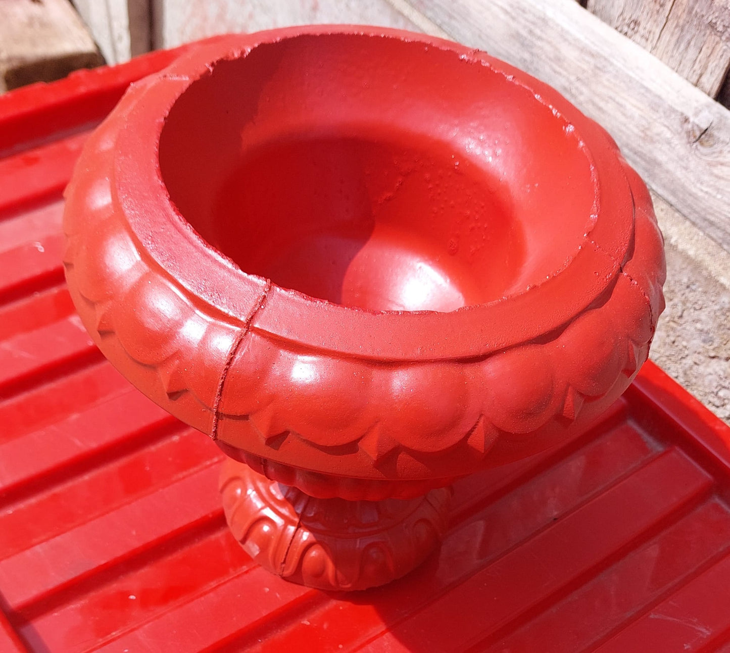 New Design Flower Pot Handmade Concrete Flowerpot, Bring Life to Your Space with Our Beautiful Flowerpots