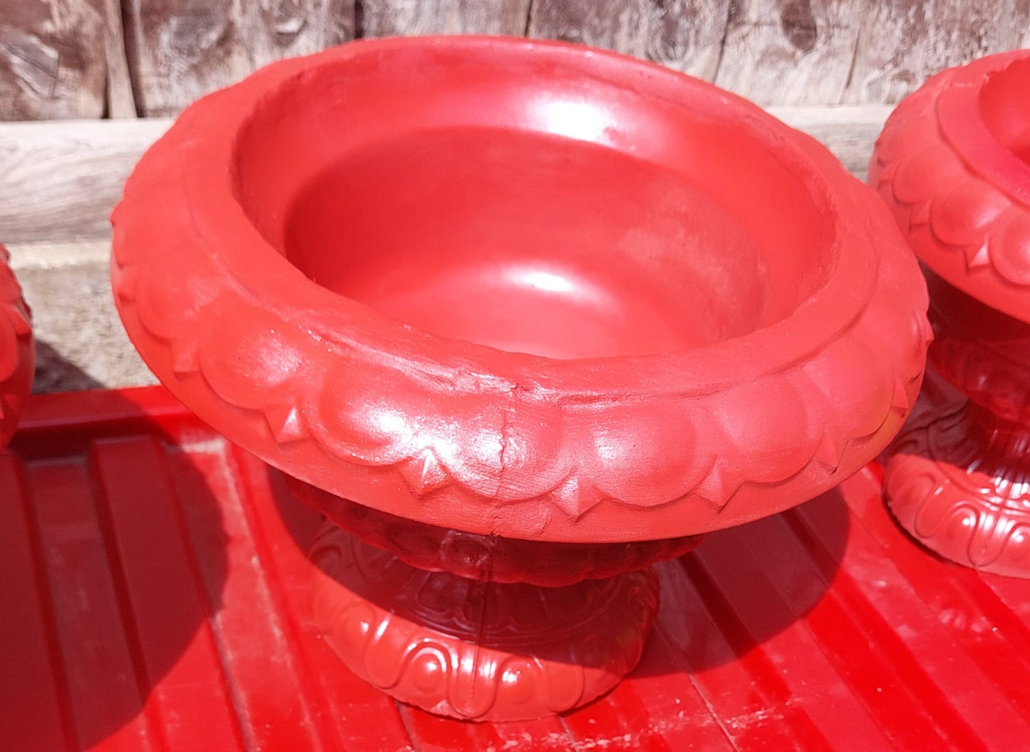 New Design Flower Pot Handmade Concrete Flowerpot, Bring Life to Your Space with Our Beautiful Flowerpots