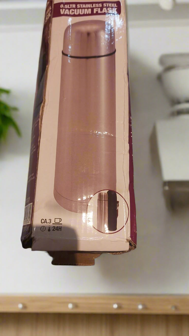 0,5 L VACCUM FLASK STAINLESS STEEL