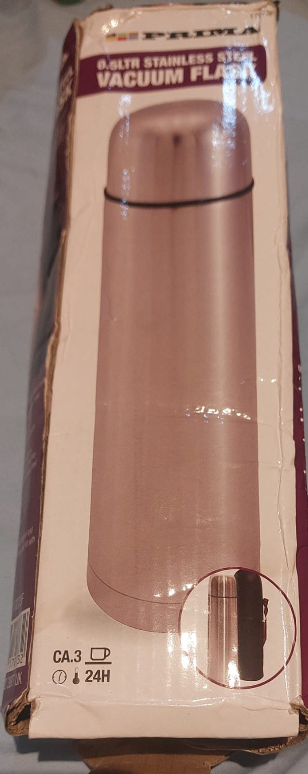 0,5 L VACCUM FLASK STAINLESS STEEL
