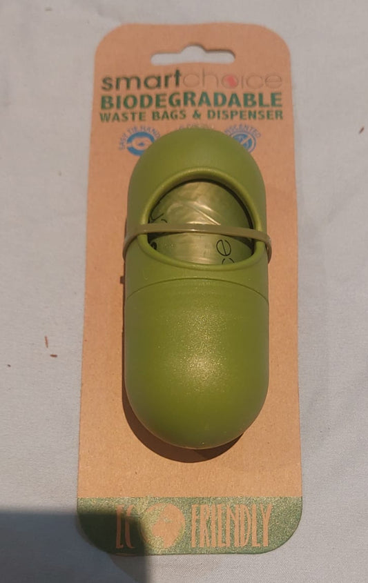 PET SMART BIODEGRADABLE WASTE BAGS -DISPENSER