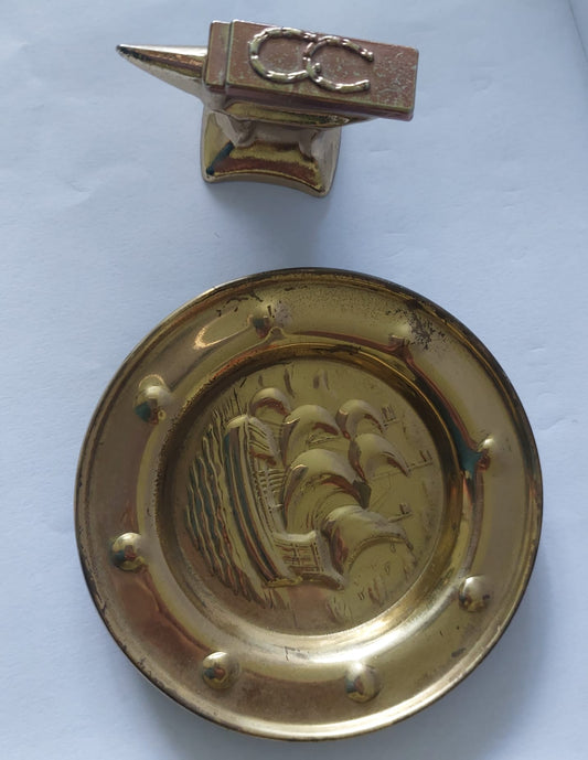 Vintage Brass Set Accessories House