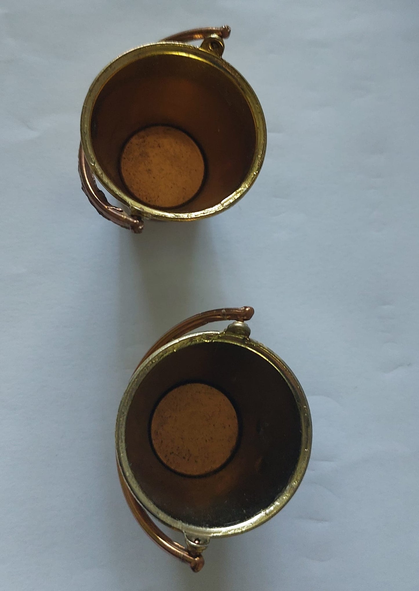 Brass Vintage Miniatures Buckets