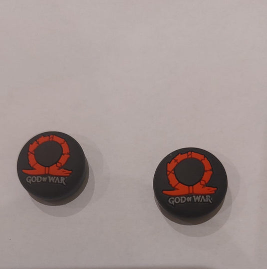 Set of Two God of War Silicone Thumbstick Controller Protection ,Grips, Quality, Cap Joystick