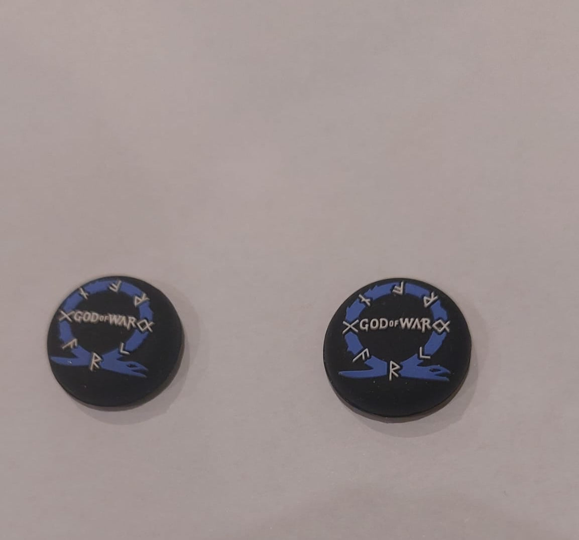 Set of Two God of War Silicone Thumbstick Controller Protection ,Grips, Quality, Cap Joystick