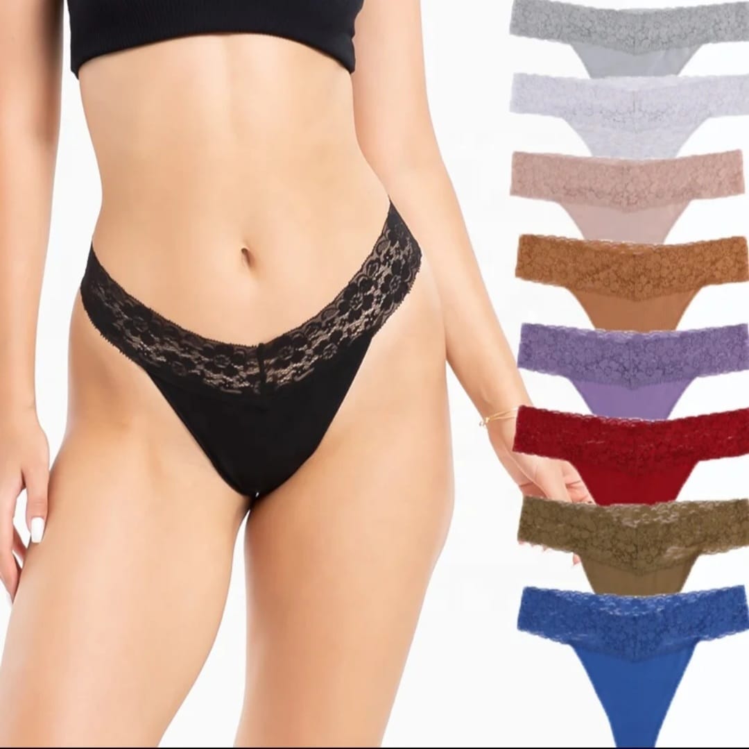 V-Antonia New Brand Women Lace G-String Underwear Women  Thong Cotton, New Design V for you.
