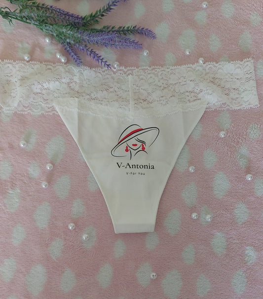 V-Antonia New Brand Women Lace G-String Underwear Women  Thong Cotton, New Design V for you.