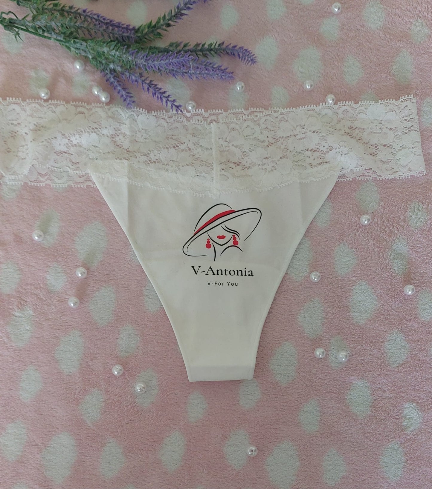 V-Antonia New Brand Women Lace G-String Underwear Women  Thong Cotton, New Design V for you.