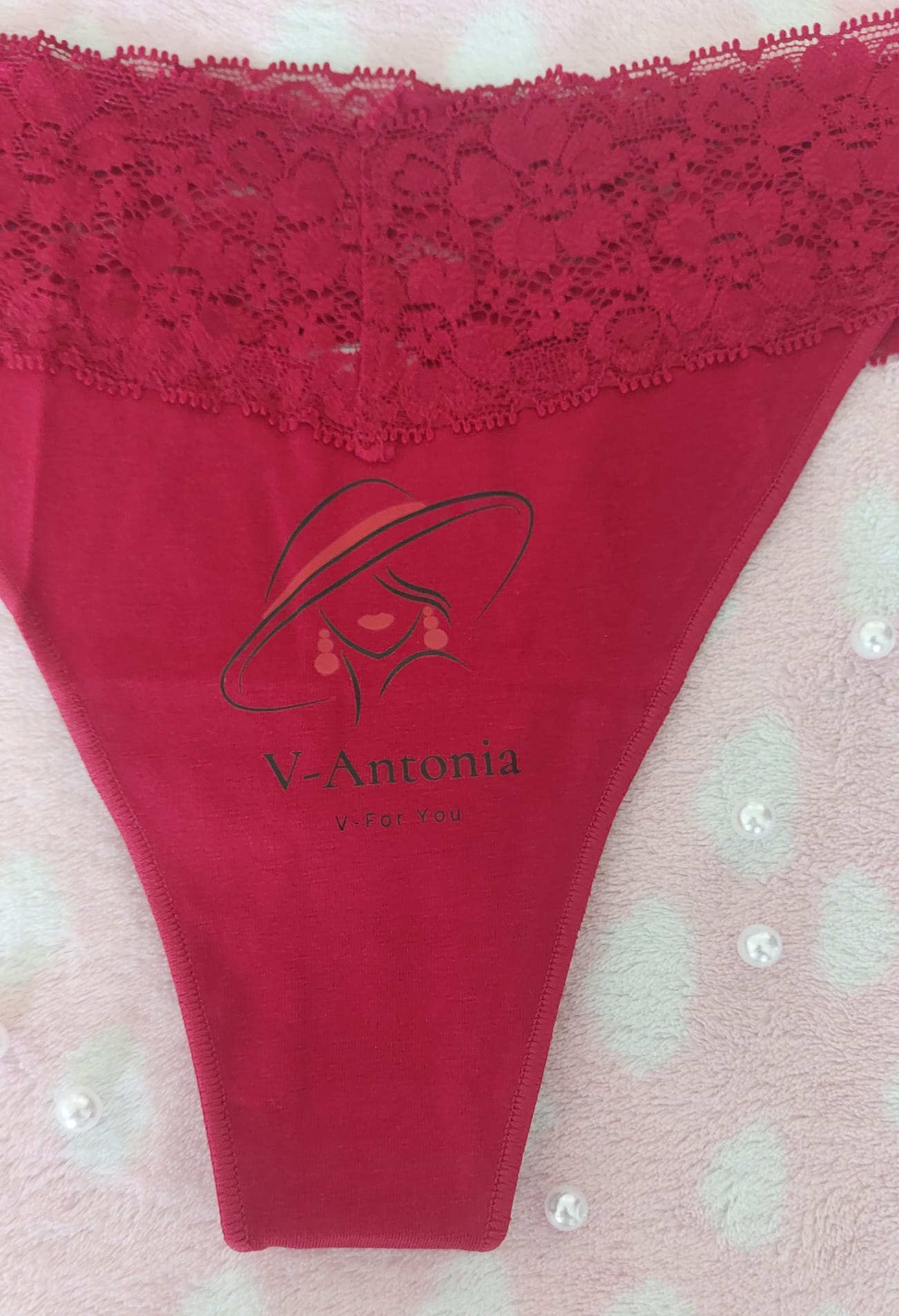V-Antonia New Brand Women Lace G-String Underwear Women  Thong Cotton, New Design V for you.