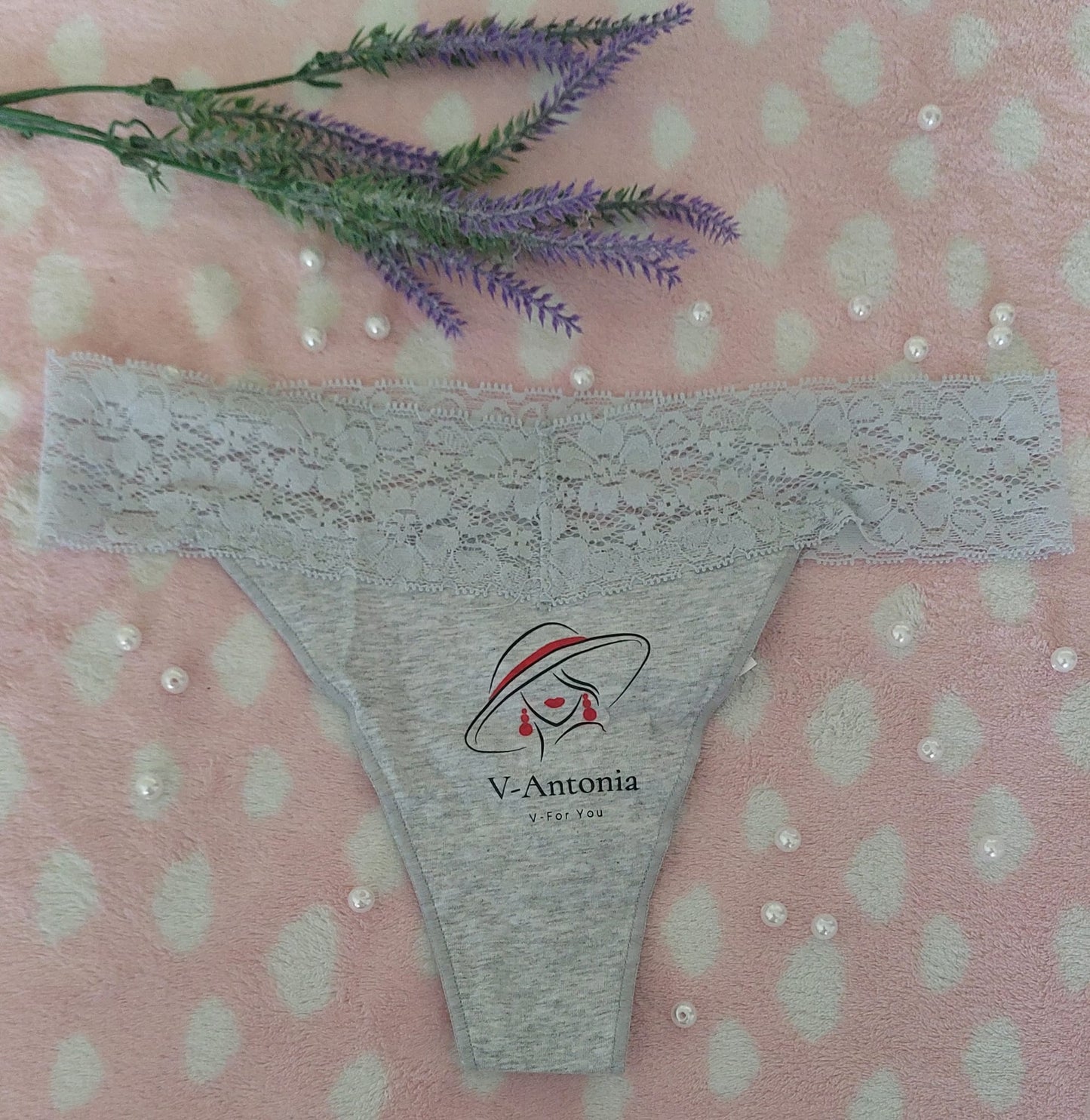 V-Antonia New Brand Women Lace G-String Underwear Women  Thong Cotton, New Design V for you.