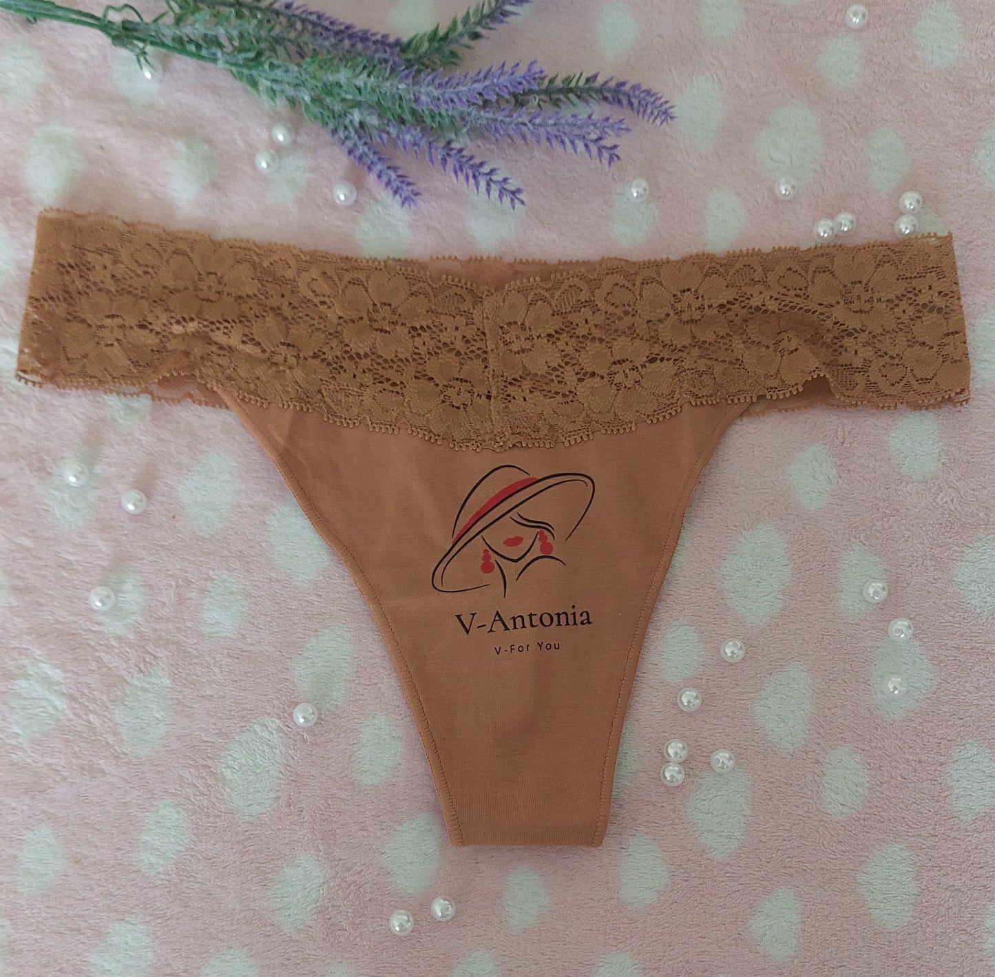 V-Antonia New Brand Women Lace G-String Underwear Women  Thong Cotton, New Design V for you.