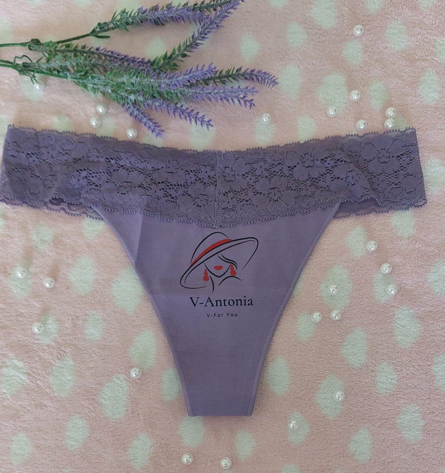 V-Antonia New Brand Women Lace G-String Underwear Women  Thong Cotton, New Design V for you.