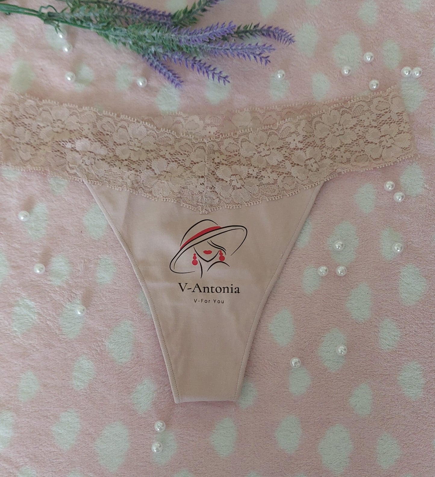 V-Antonia New Brand Women Lace G-String Underwear Women  Thong Cotton, New Design V for you.