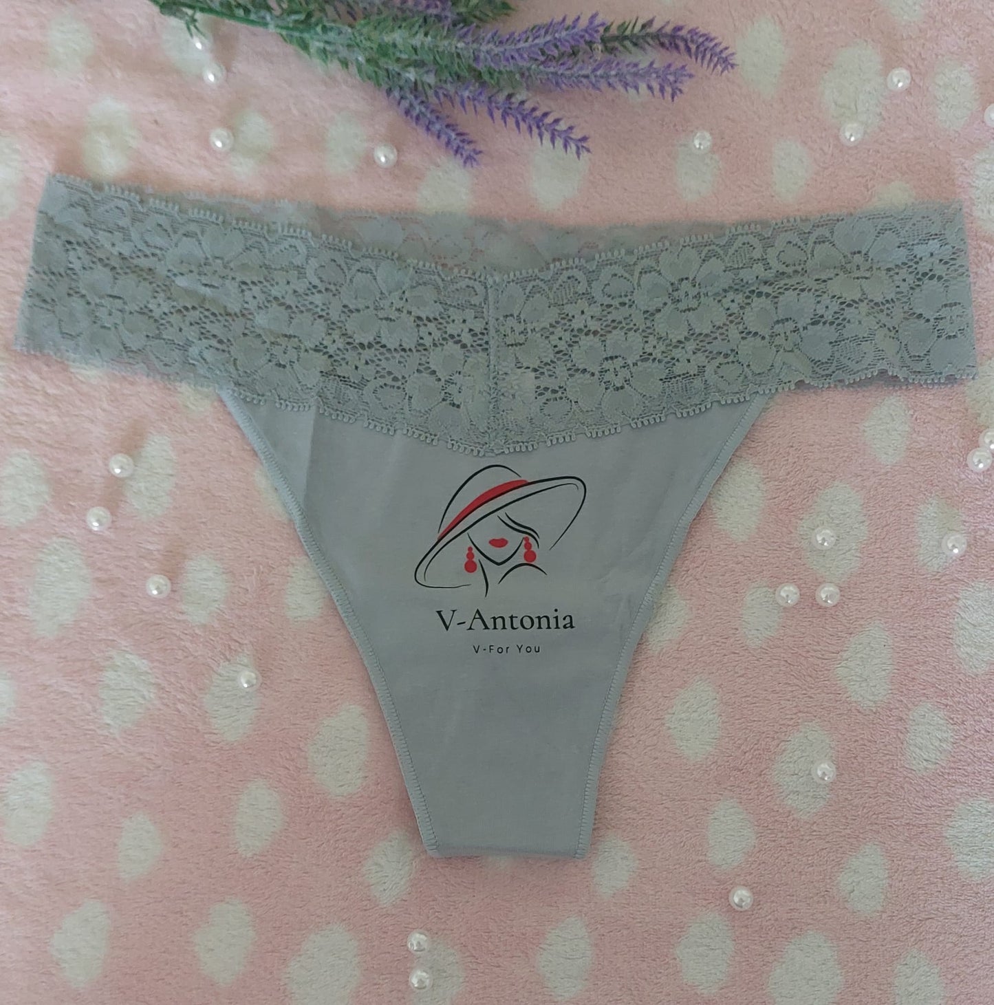 V-Antonia New Brand Women Lace G-String Underwear Women  Thong Cotton, New Design V for you.