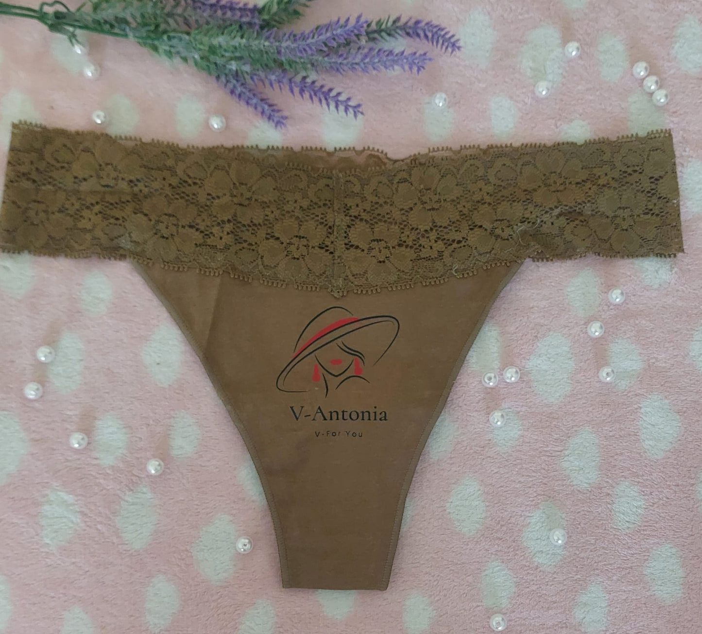 V-Antonia New Brand Women Lace G-String Underwear Women  Thong Cotton, New Design V for you.