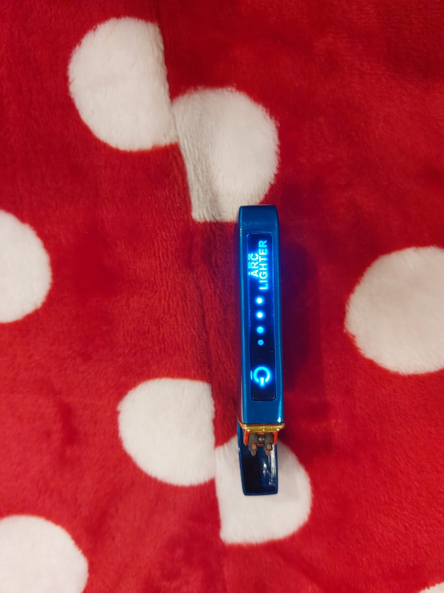 Hot Electric Windproof Metal Lighter Double Arc Flameless Plasma Rechargeable USB LED POWER