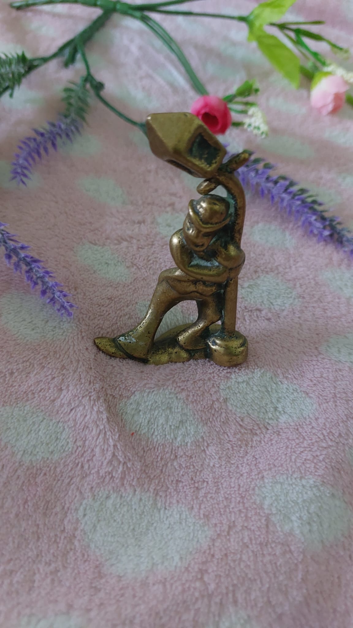 Vintage Brass Figurines, Solid Brass