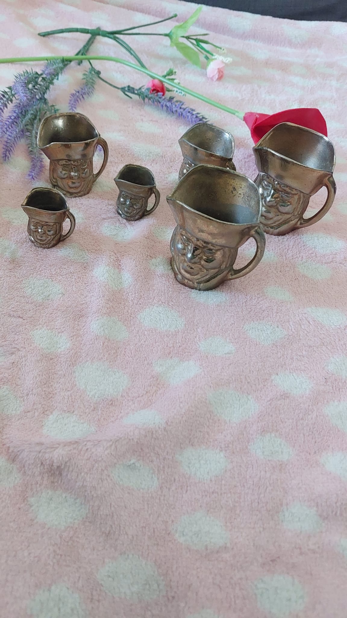 Vintage Brass Figurines, Solid Brass