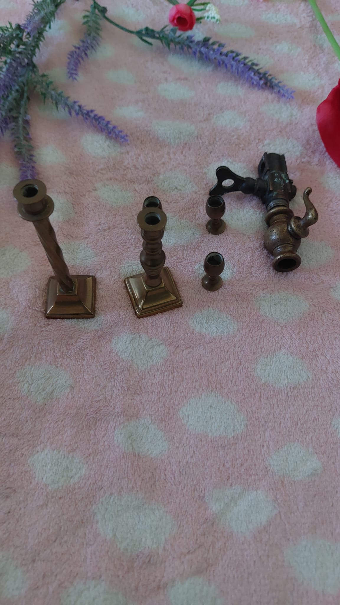 Vintage Brass Figurines, Solid Brass