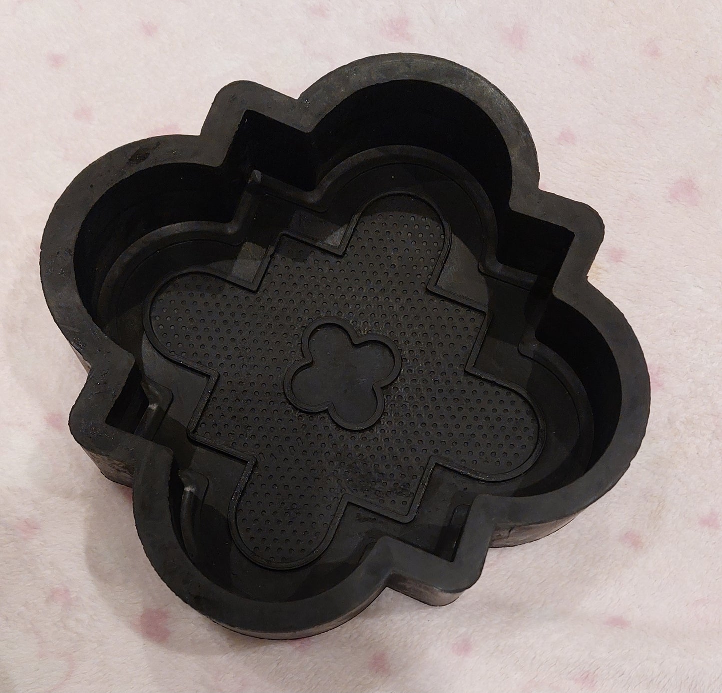 Paving Mould Set of two Flowers Rubber Class A
