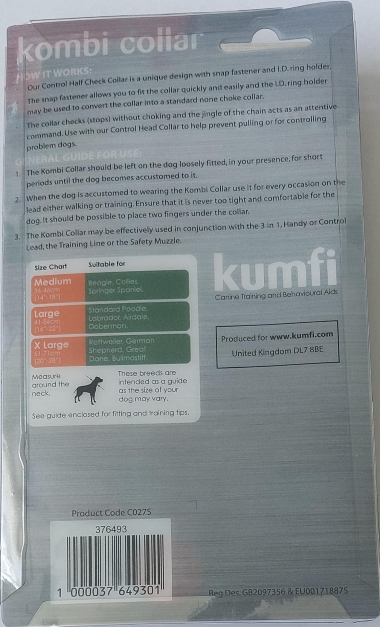 Kumfi kombi Collar  XL