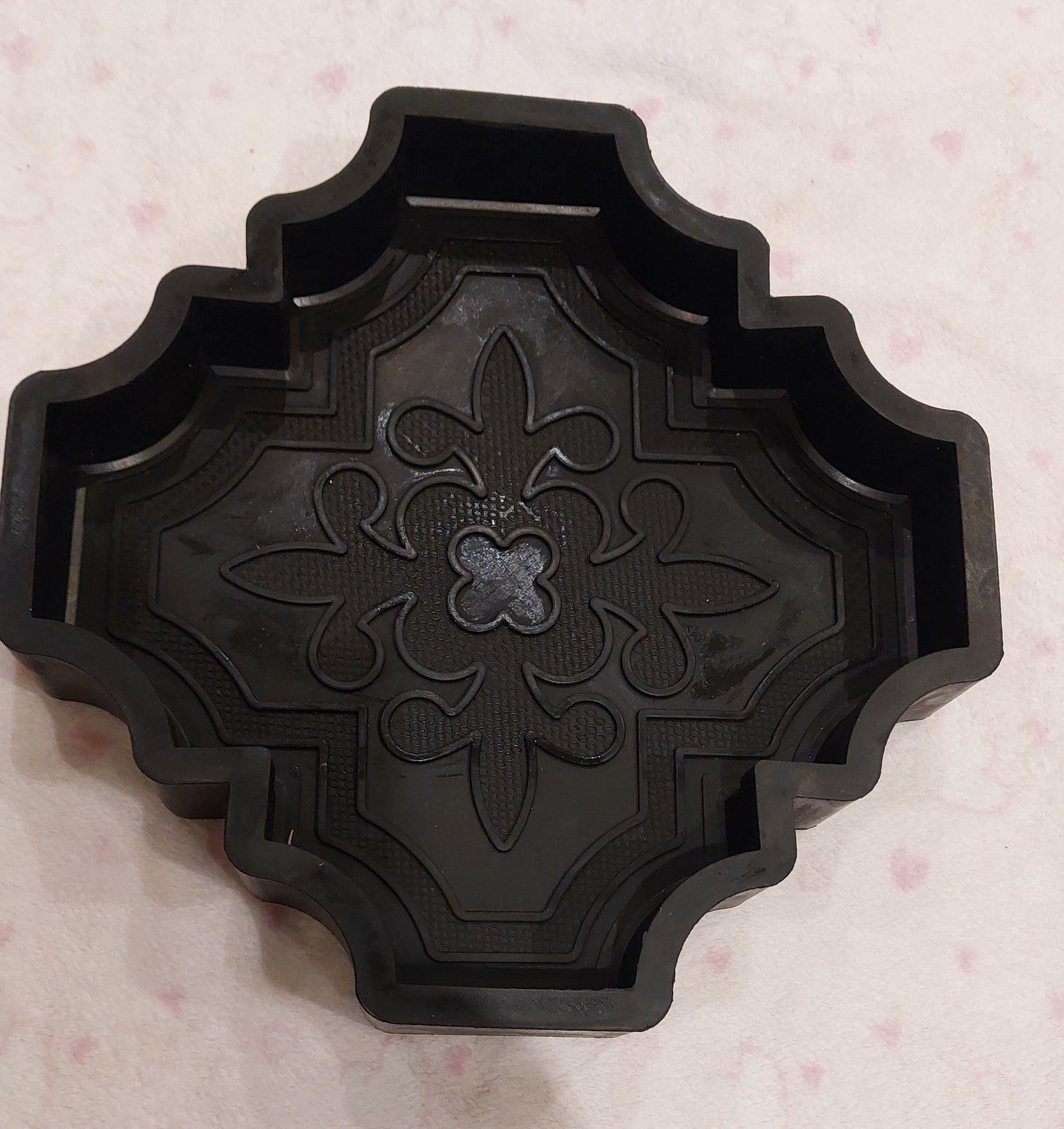 Paving Mould Set of two Flowers Rubber Class A